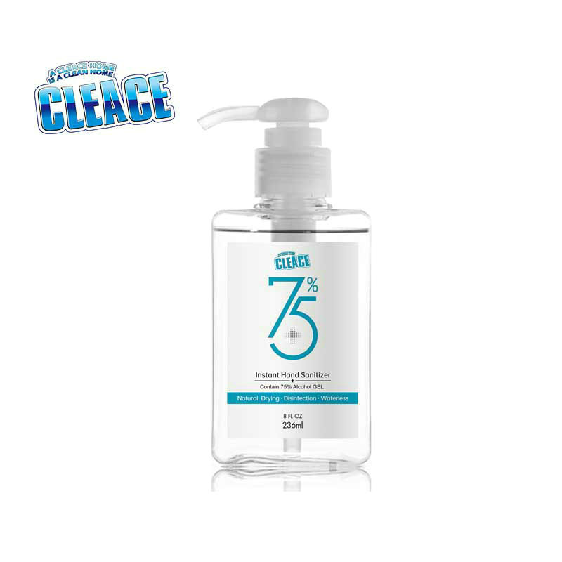 CLEACE 75% alcohol hand sanitizer 8 oz